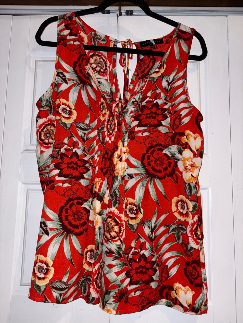Sanctuary Orange Blouse Medium